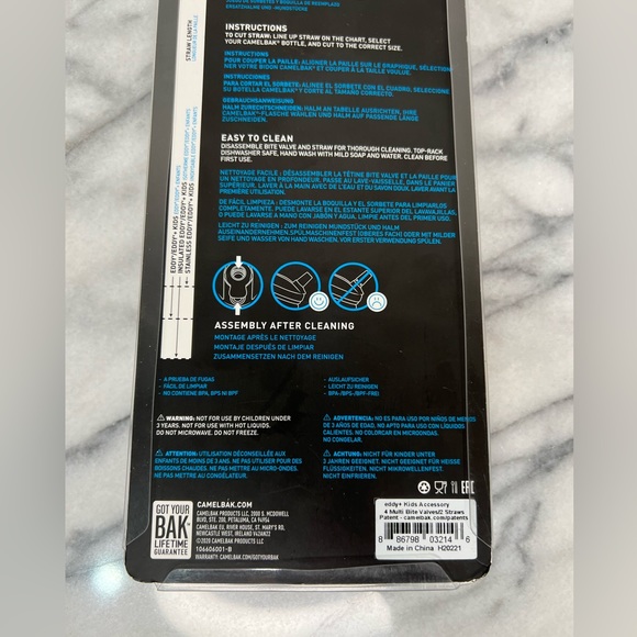 Camelbak Kids Bite Valve and Straw Set - Picture 5 of 8